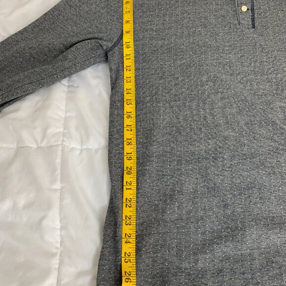 U.S. Polo Assn. Denim Co. Men’s Grey/Blue 100% Cotton Henley Top - Picture 12 of 16